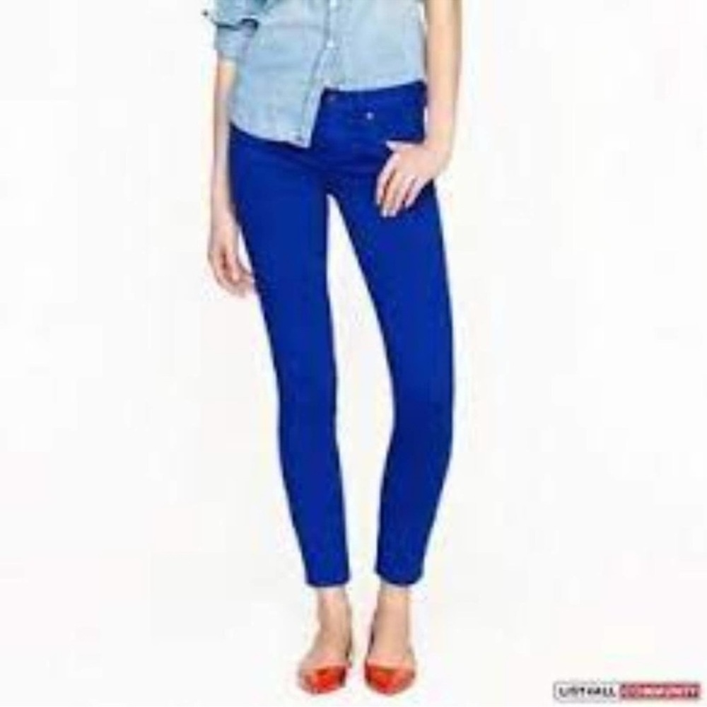 SALE!!🎉JCREW TOOTHPICK BLUE ANKLE SKINNY JEAN
